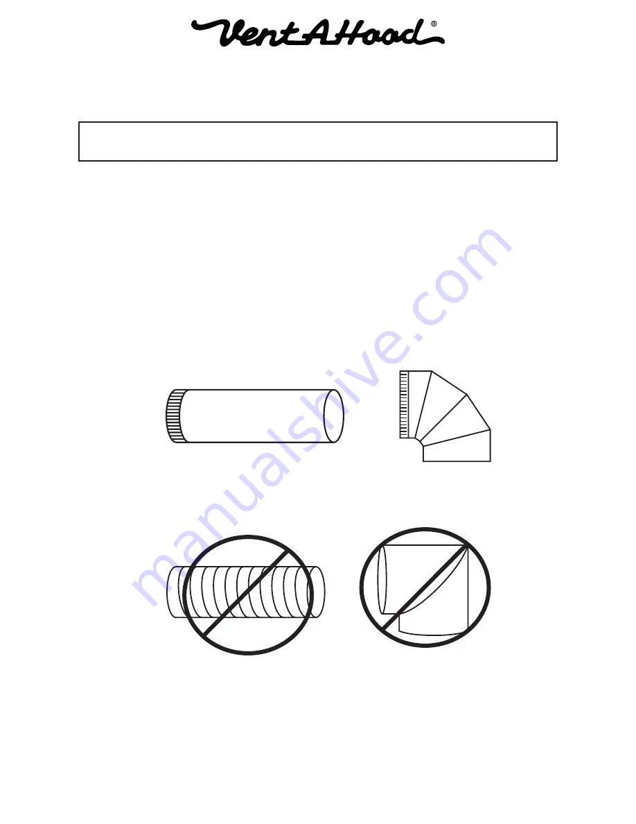 Vent-a-Hood CWEH6-K Installation Instructions Manual Download Page 2