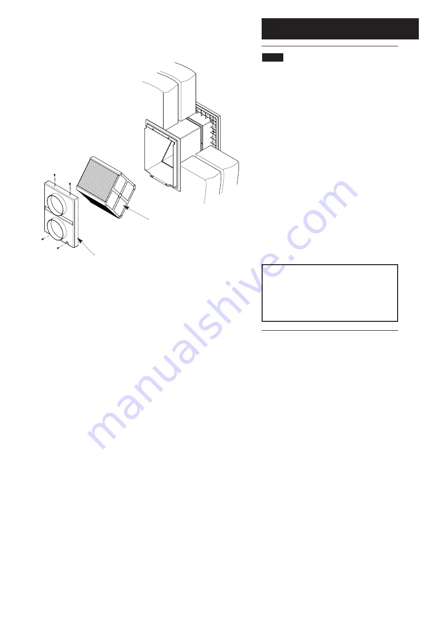 Vent-Axia HR300RW6 Operating, Installation And Servicing Instructions Download Page 9