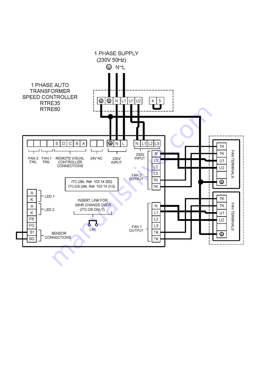 Vent-Axia QPTW Series Installation And Wiring Instructions Download Page 11