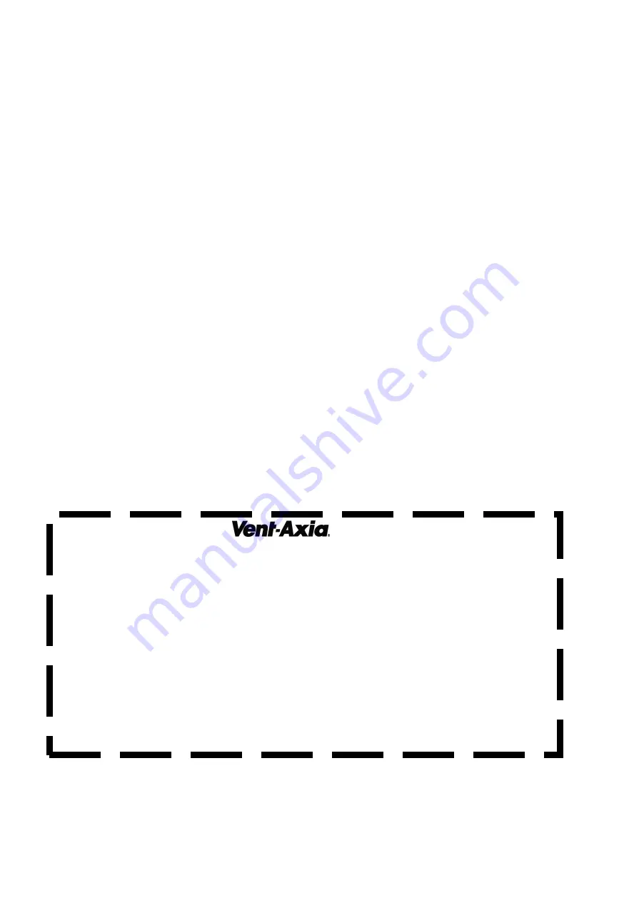 Vent-Axia SUPRA 100 B Installation And Wiring Instructions Download Page 28