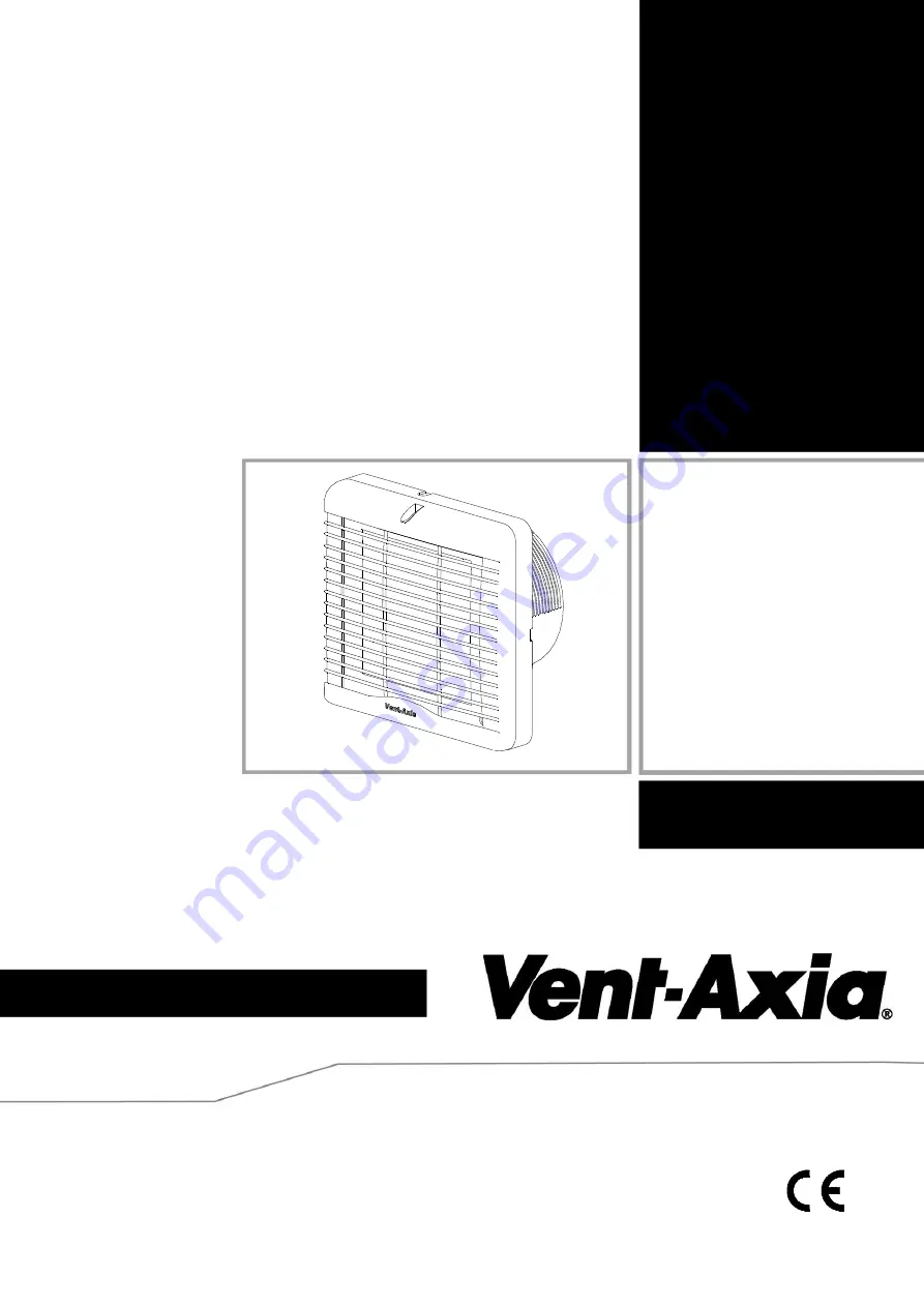 Vent-Axia VA140/150KP Installation And Wiring Instructions Download Page 1