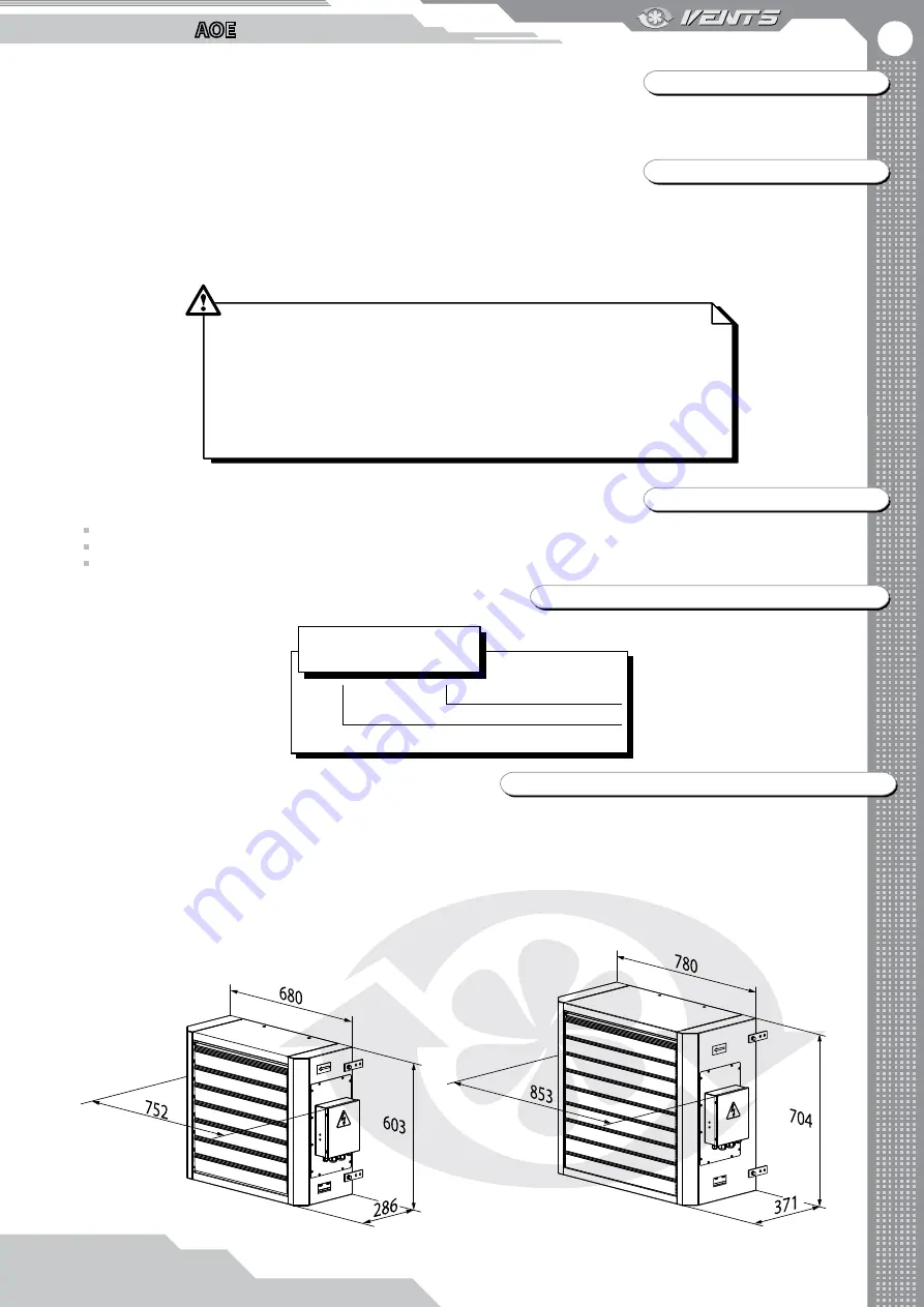 Vents AOE 12 User Manual Download Page 5