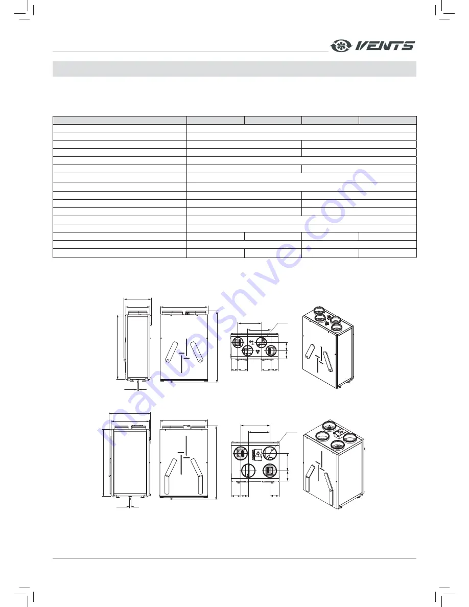 Vents VUE 200 B EC Скачать руководство пользователя страница 5