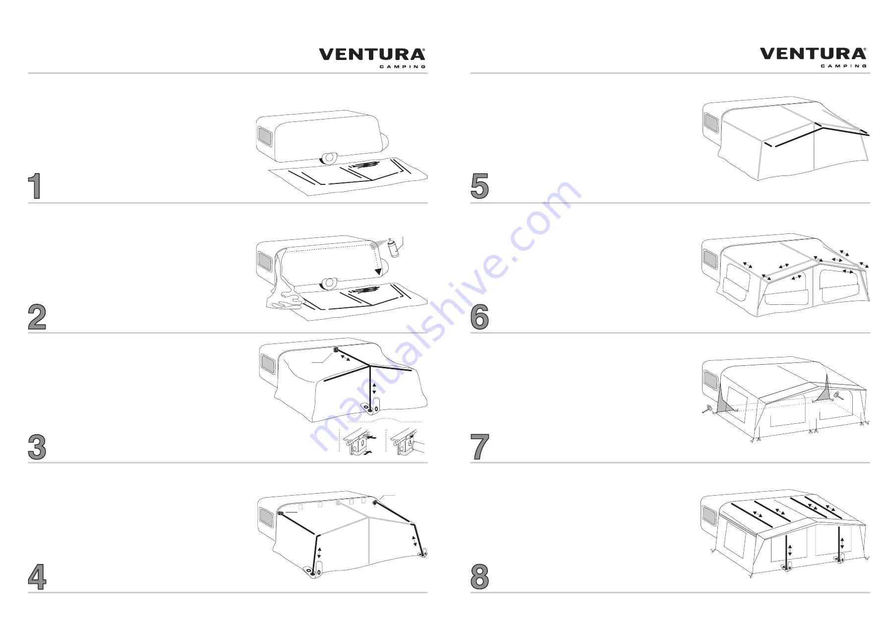 Ventura Pacific 300 Erection Instructions Download Page 1