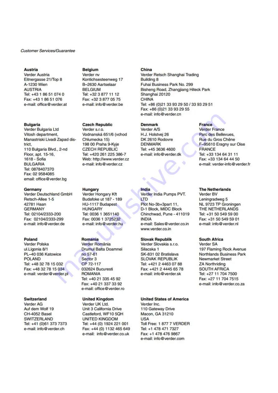 Verderdos ME-DUAL-PH/CL Programming Instructions Manual Download Page 47