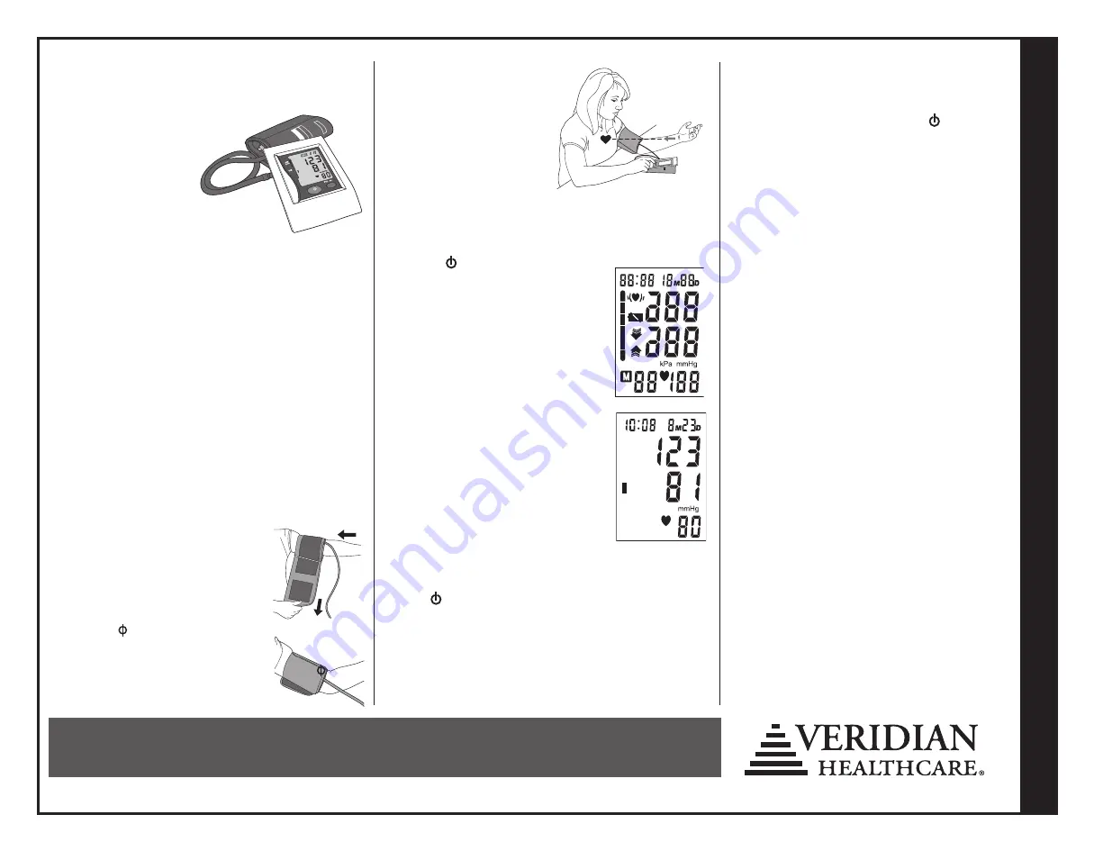 Veridian Healthcare 01-5021 Quick Start Manual Download Page 1