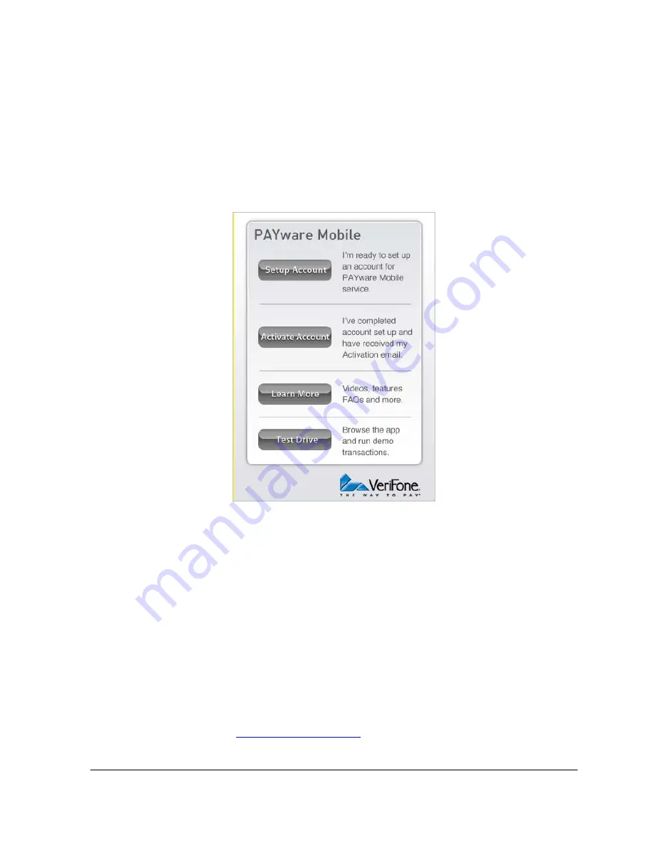 VeriFone PAYWARE MOBILE 1.0004 User Manual Download Page 8