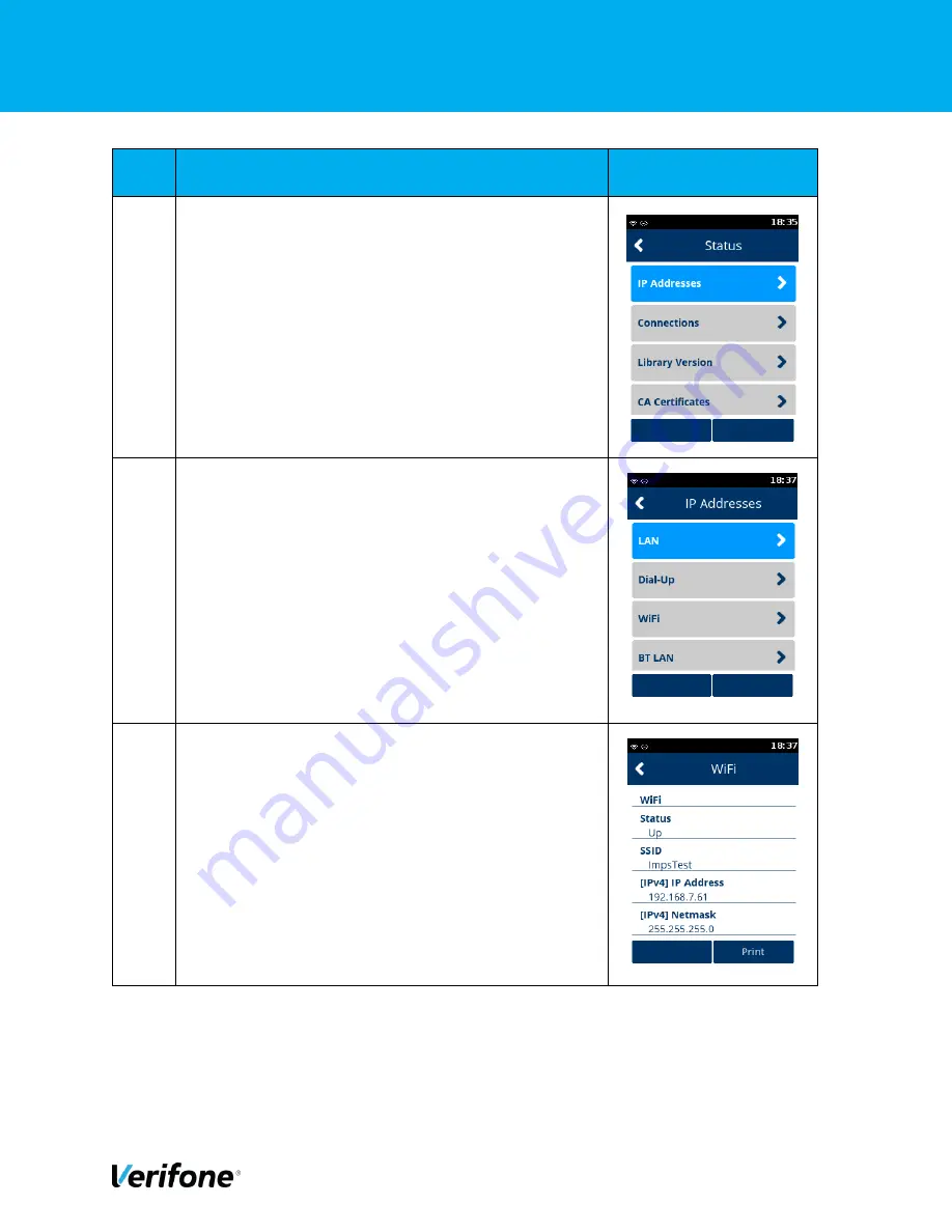 VeriFone V200c+ User Manual Download Page 35