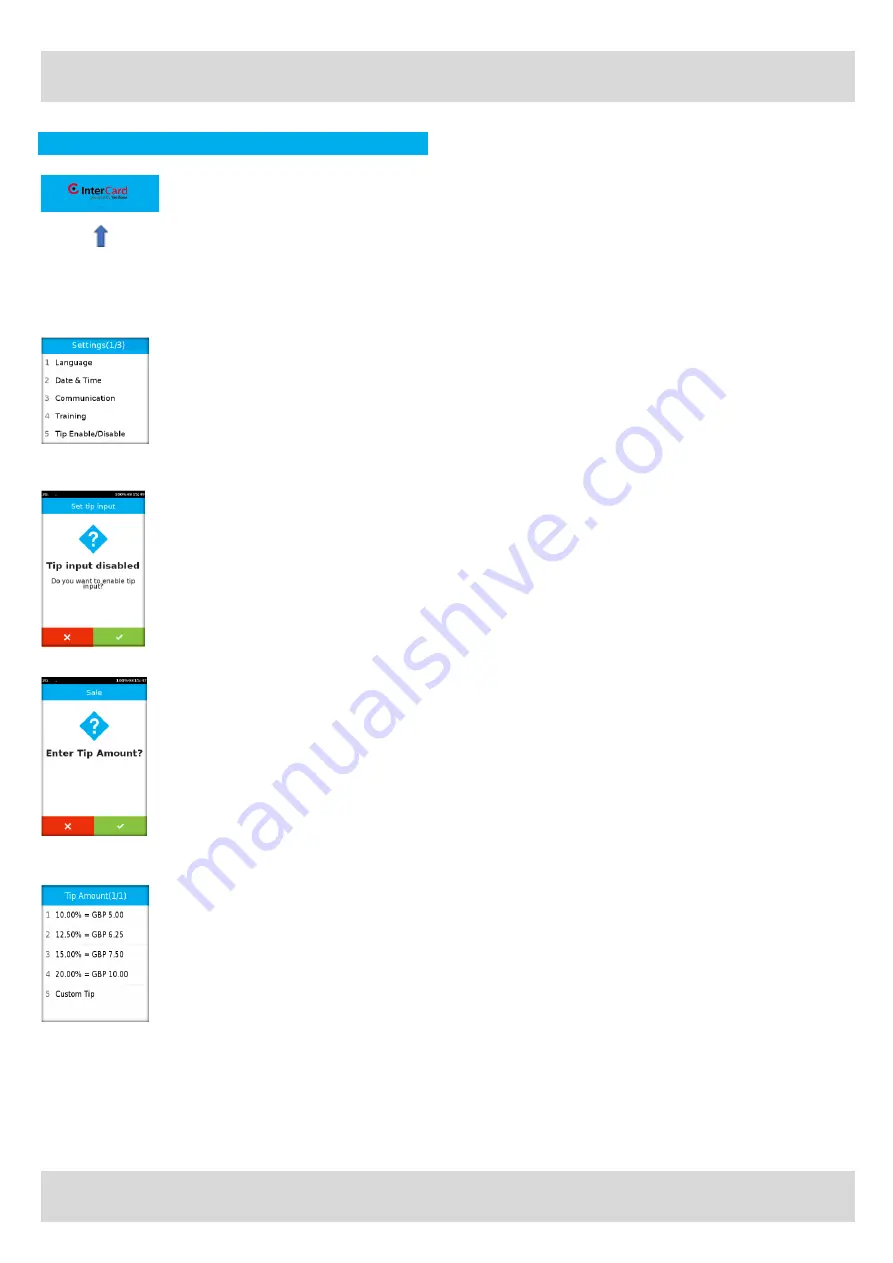 VeriFone V240m+ User Manual Download Page 7