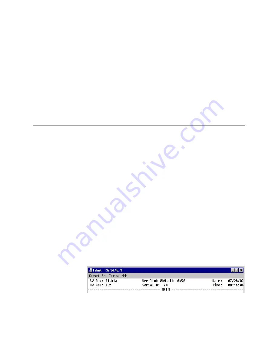 Verilink WANsuite 6450 Reference Manual Download Page 109