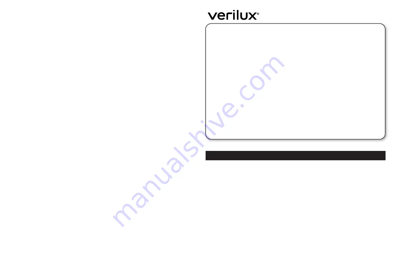 Verilux HappyLight Duo VT37 Скачать руководство пользователя страница 2