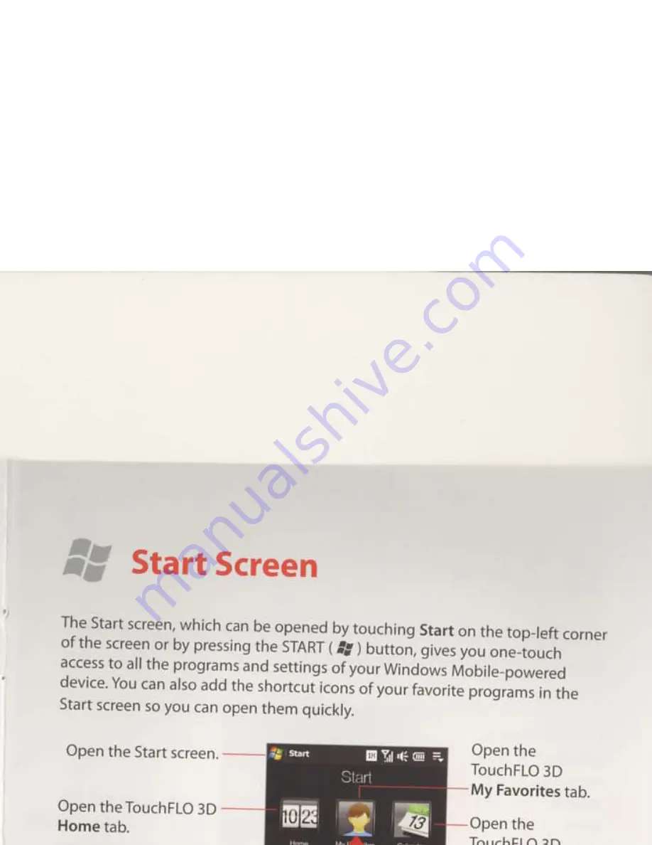 Verizon Wireless HTC Touch Pro2 Quick Start Manual Download Page 3