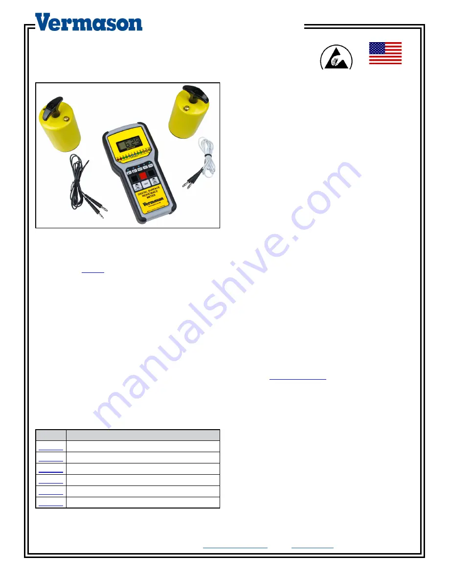 Vermason TB-7588 Installation, Operation And Maintenance Manual Download Page 1