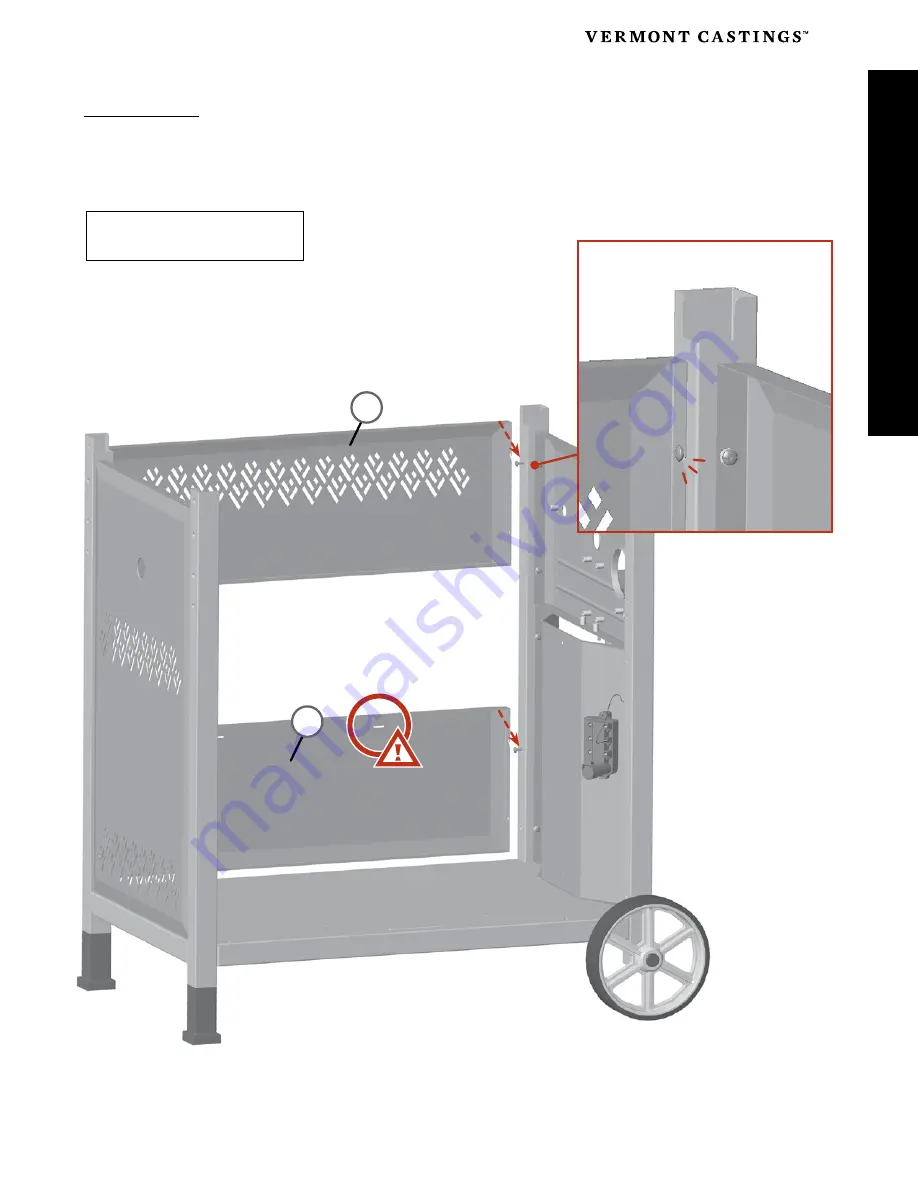 Vermont Castings Vanguard XE G54004 Assembly Manual Download Page 15