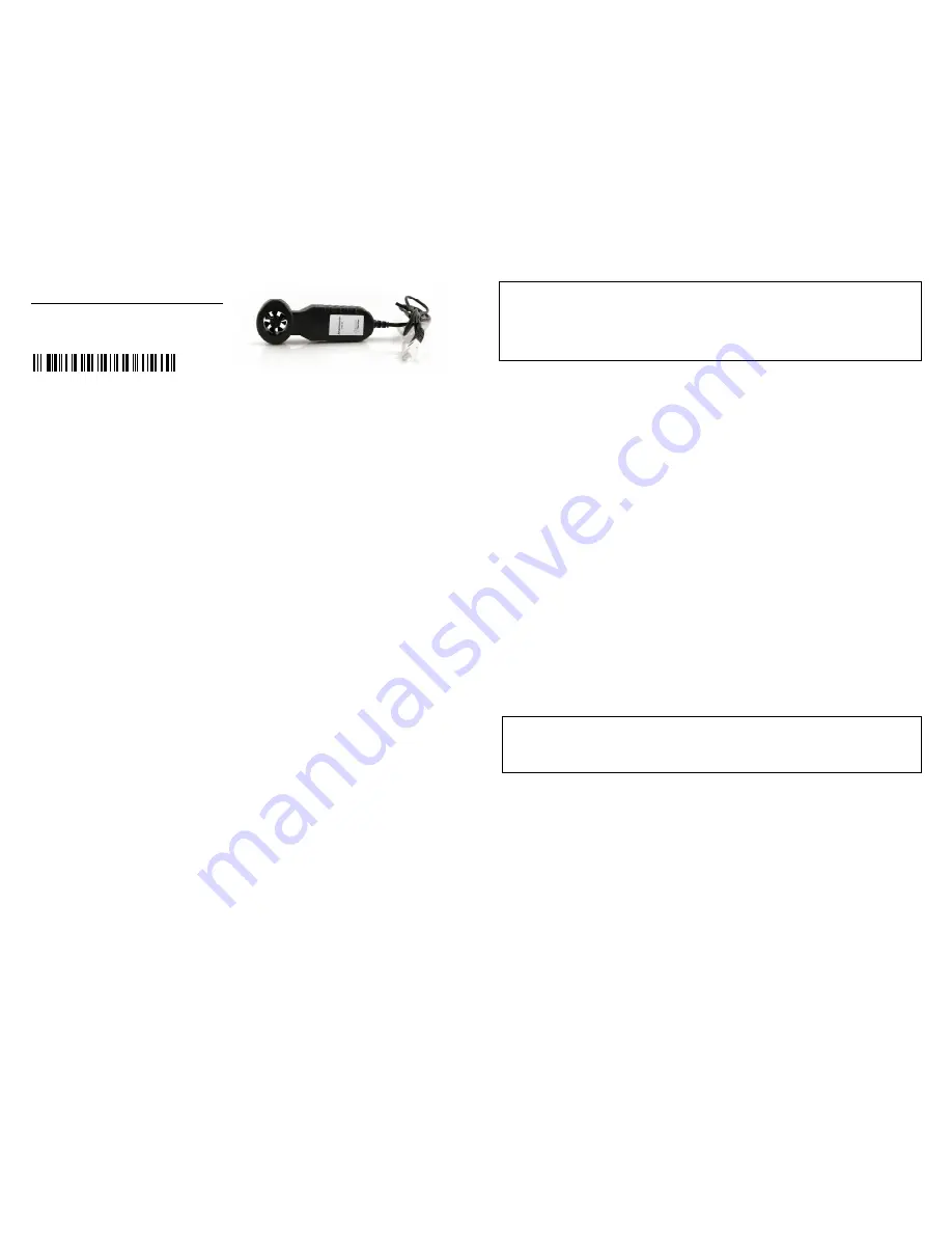 Vernier ANM-BTA User Manual Download Page 1