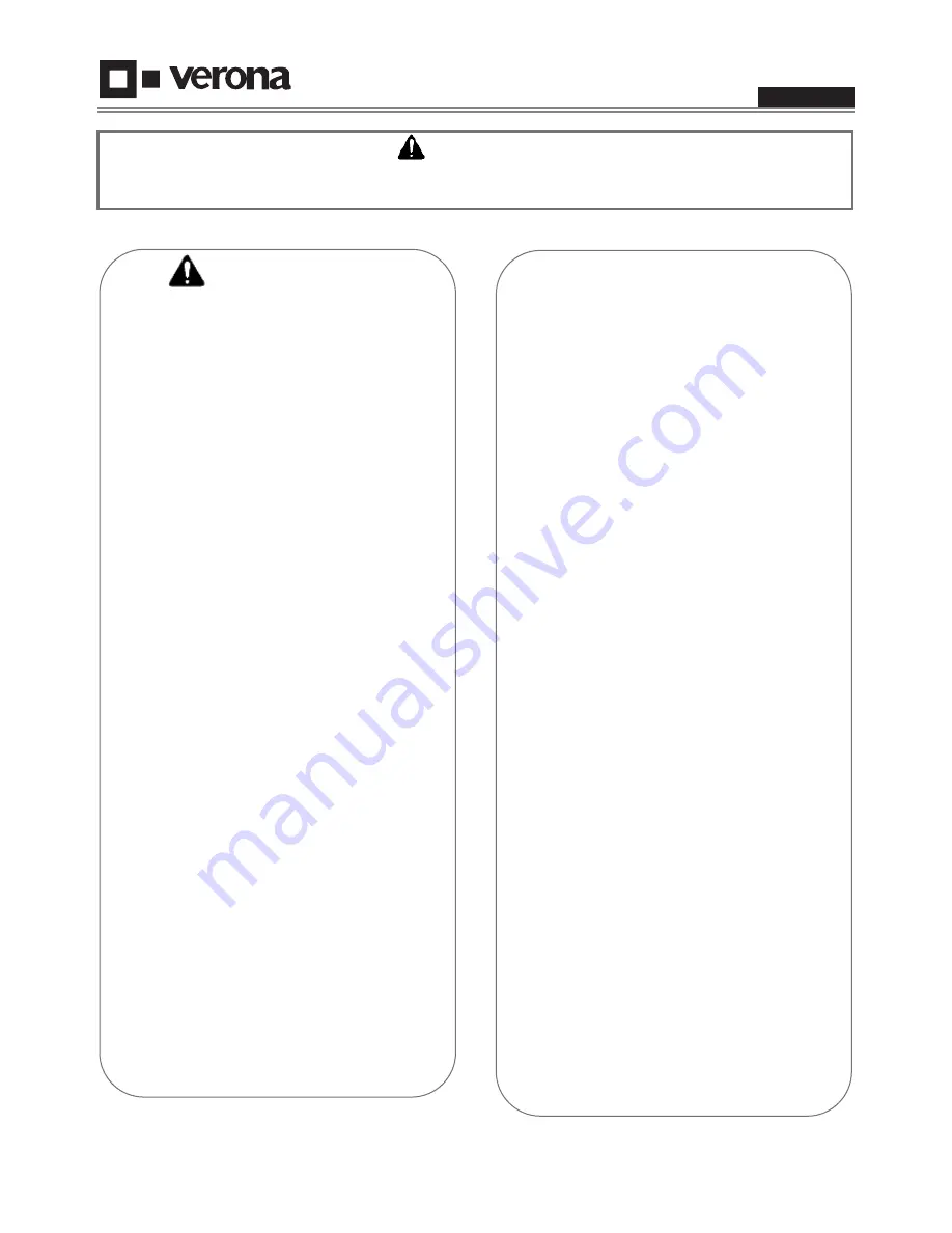 Verona VECTEM304 Use & Care Manual Download Page 21