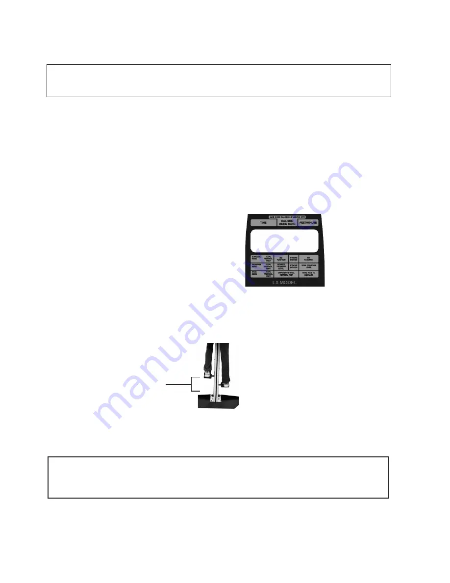 versa climber 108 ALX Operational Manual Download Page 12