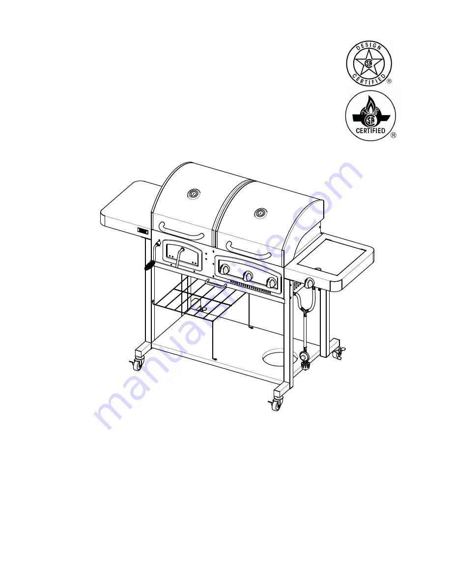 Versa Flame BY12-084-029-97 Assembly & Operating Instructions Download Page 1