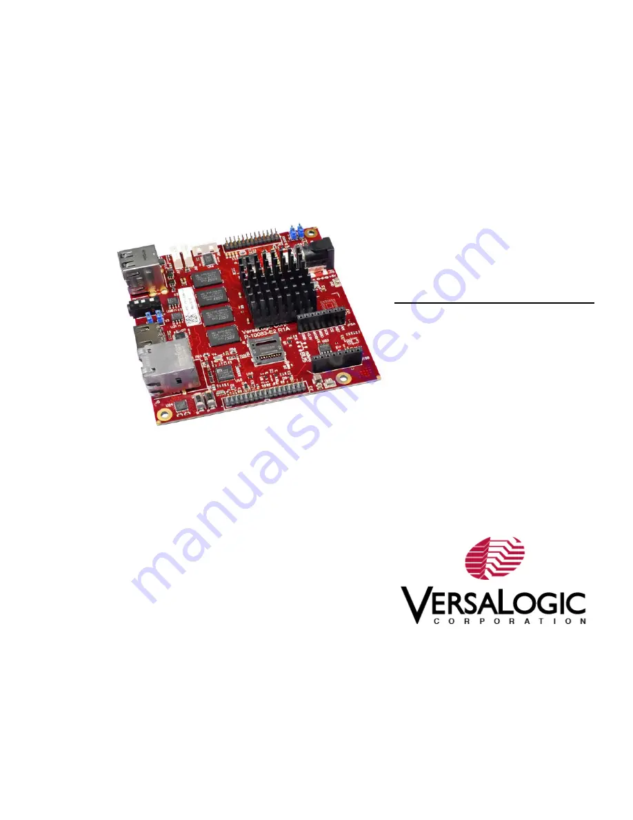 VersaLogic Zebra VL-EPC-2701 User Manual Download Page 1