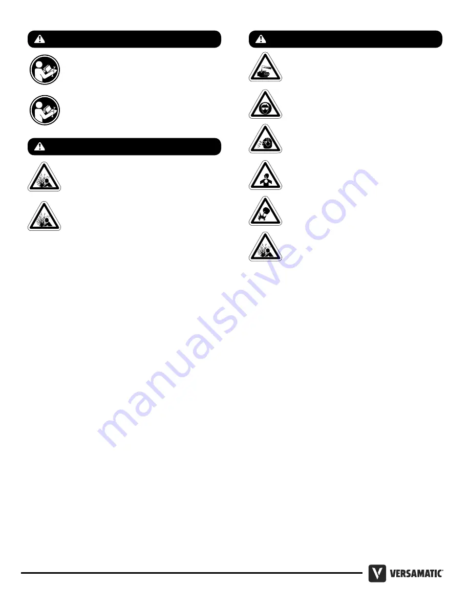 Versamatic VDA Service & Operating Manual Download Page 2