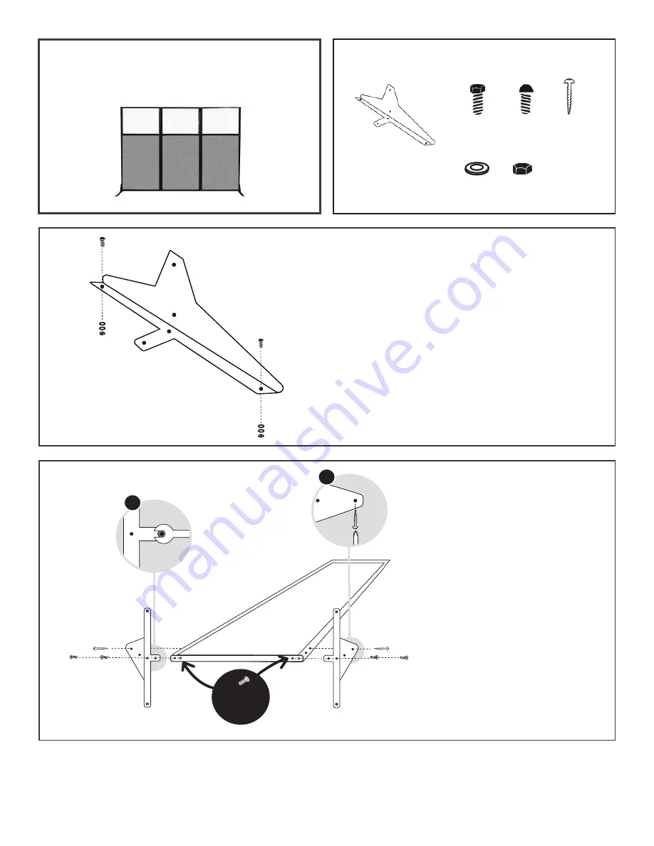 VERSARE Quick-Wall Folding Assembly Instructions Manual Download Page 11