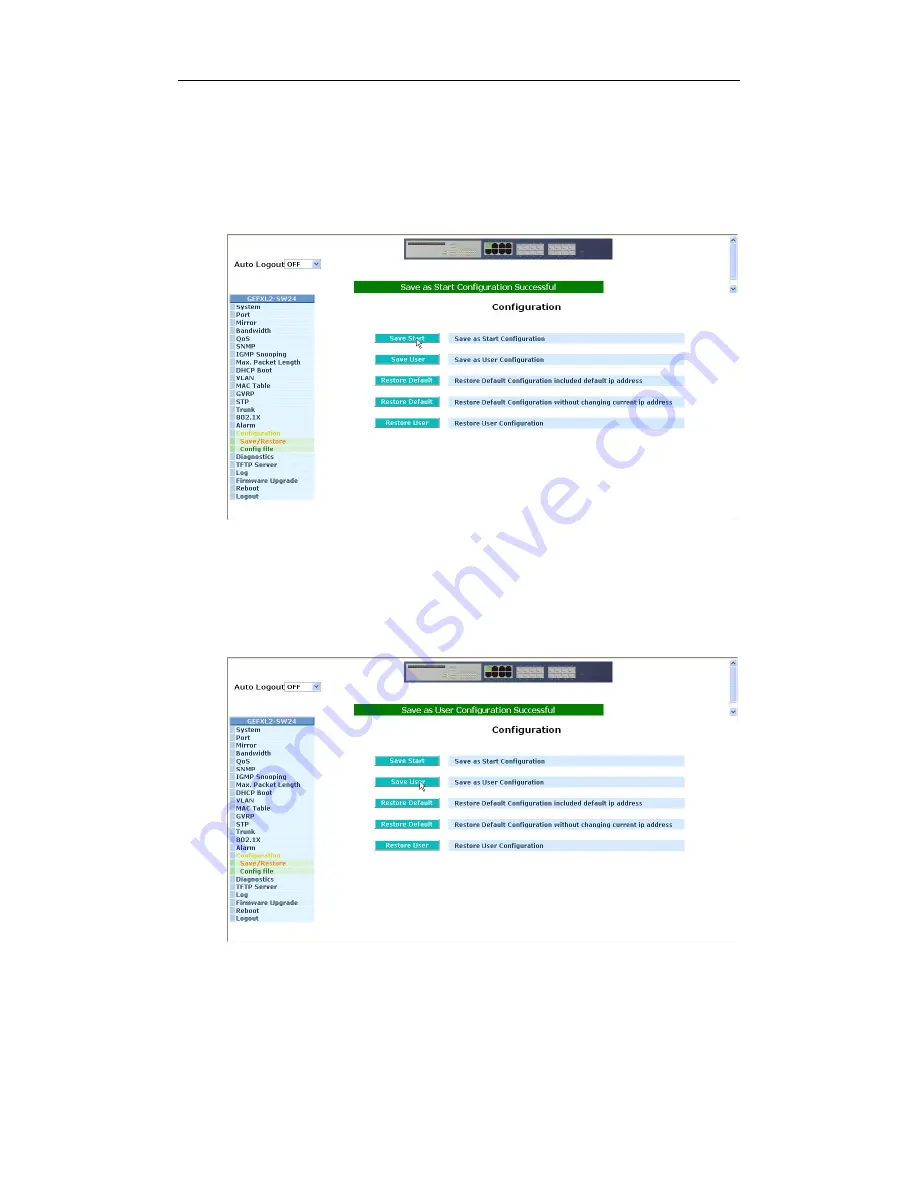 Versitron SG24816M User Manual Download Page 136