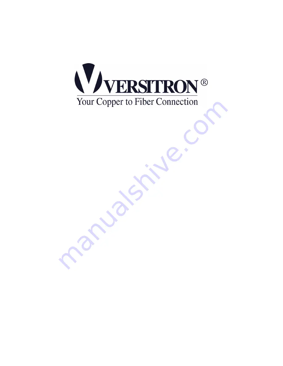 Versitron SG71660M User Manual Download Page 1