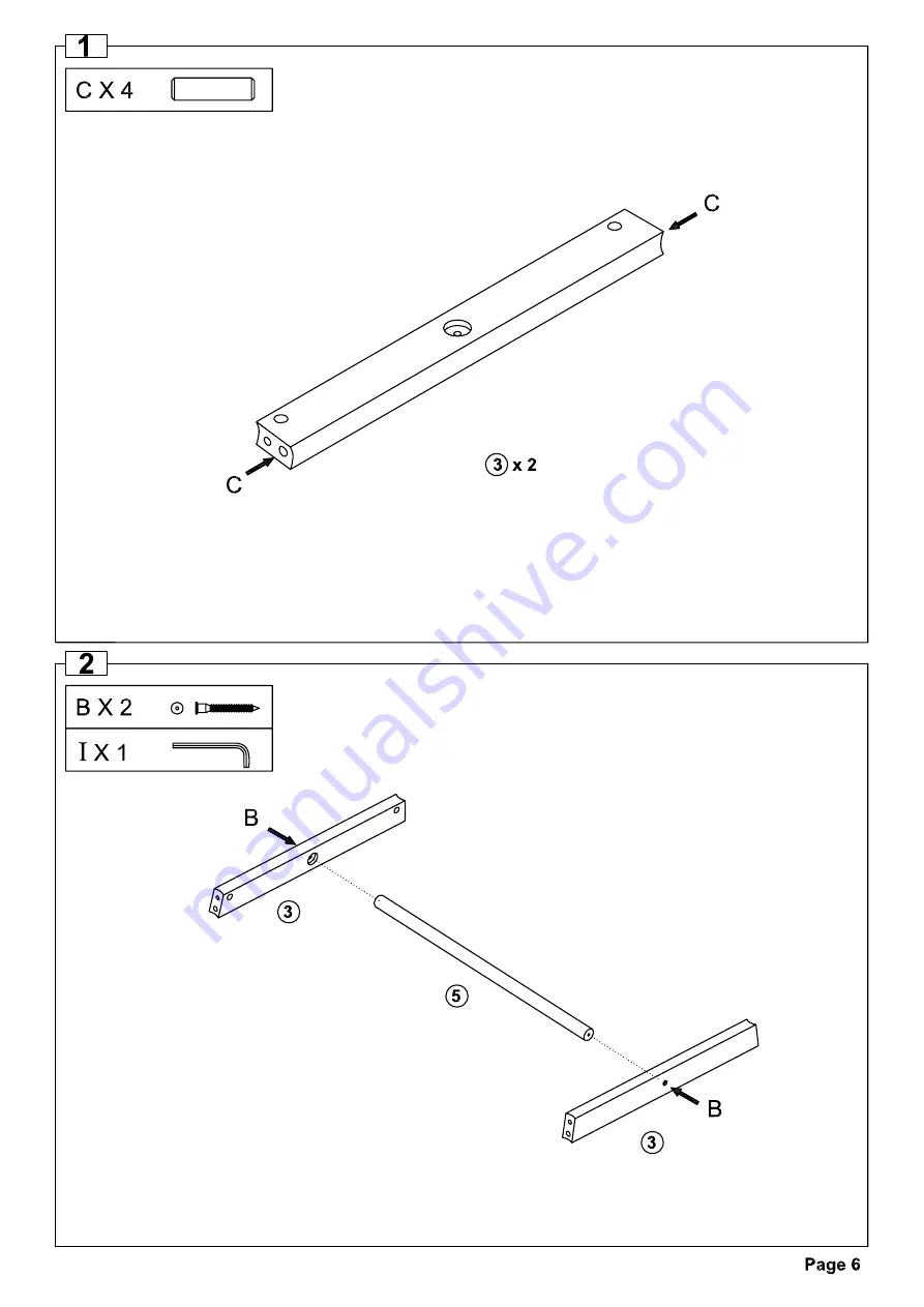 VERTBAUDET 70328-0205 Assembly Instructions Manual Download Page 6