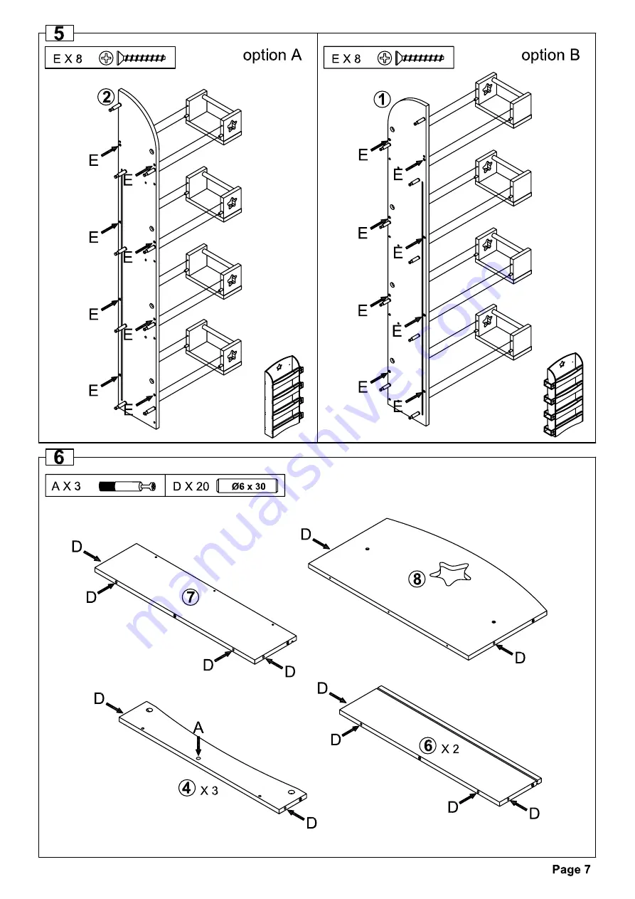 VERTBAUDET 70501-0117 Assembly Instructions Manual Download Page 7