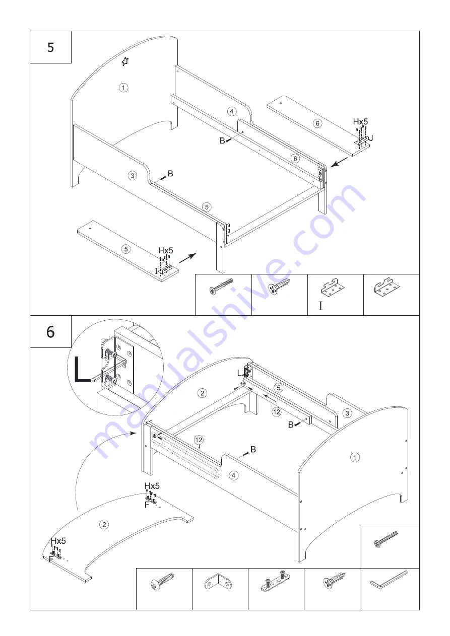 VERTBAUDET 70501-0531 Assembly Instructions Manual Download Page 8