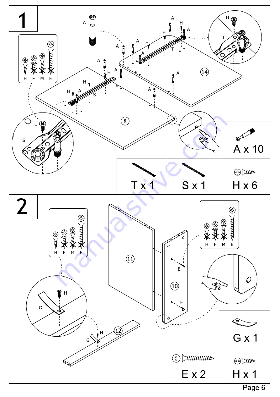 VERTBAUDET 70501-1465 Assembly Instructions Manual Download Page 6