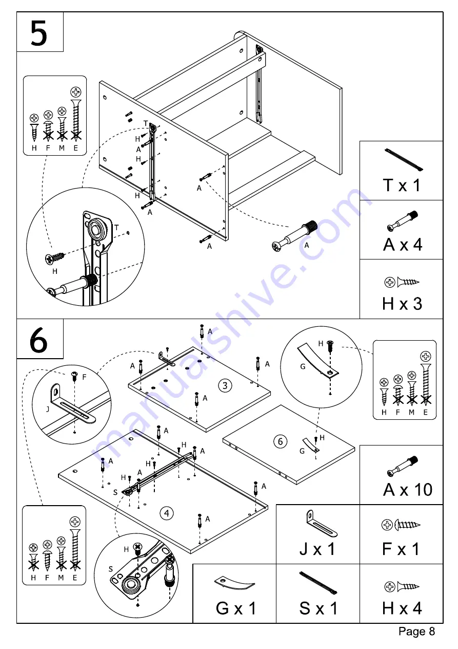 VERTBAUDET 70501-1465 Assembly Instructions Manual Download Page 8