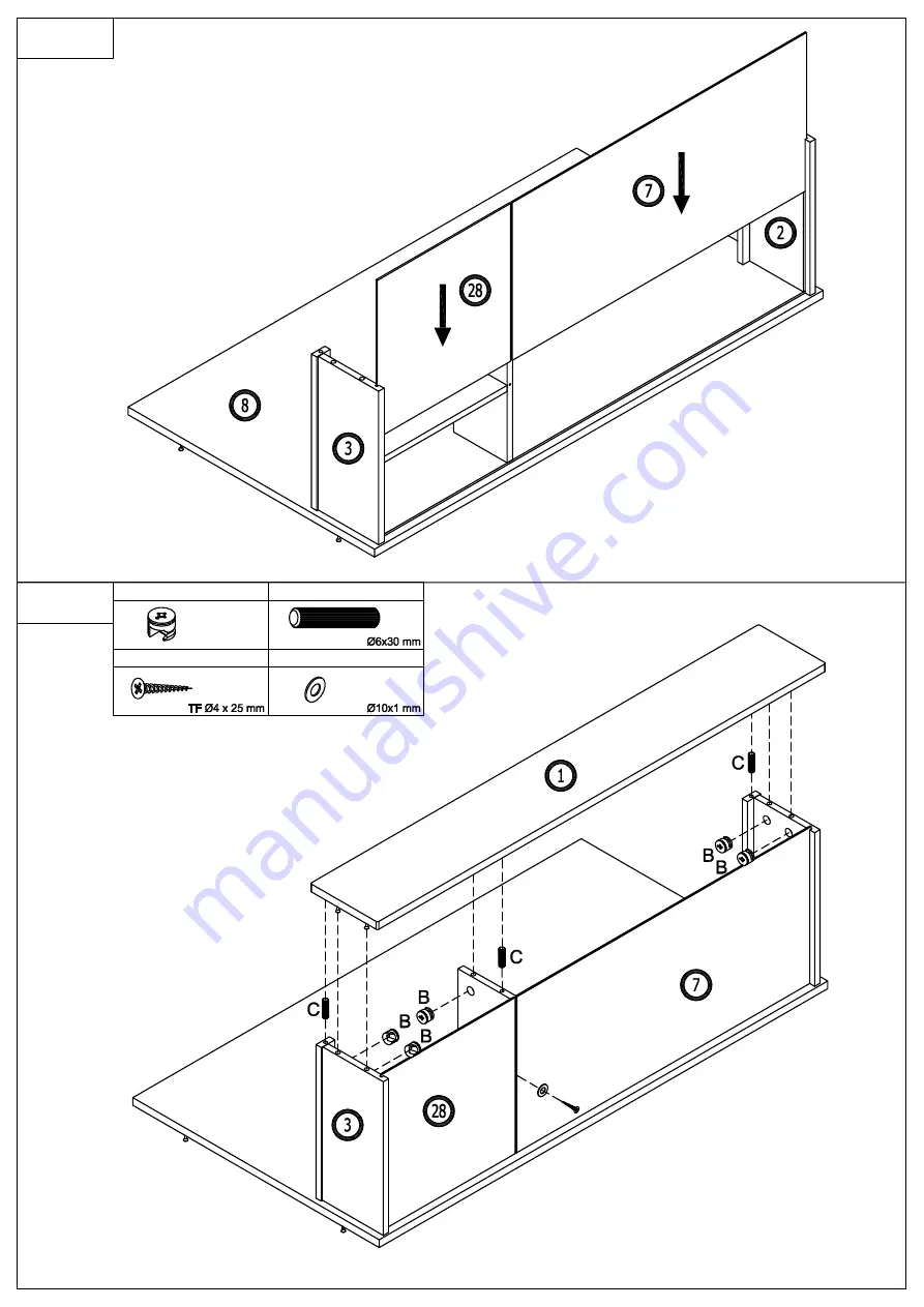 VERTBAUDET 70501 1468 Assembly Instructions Manual Download Page 8