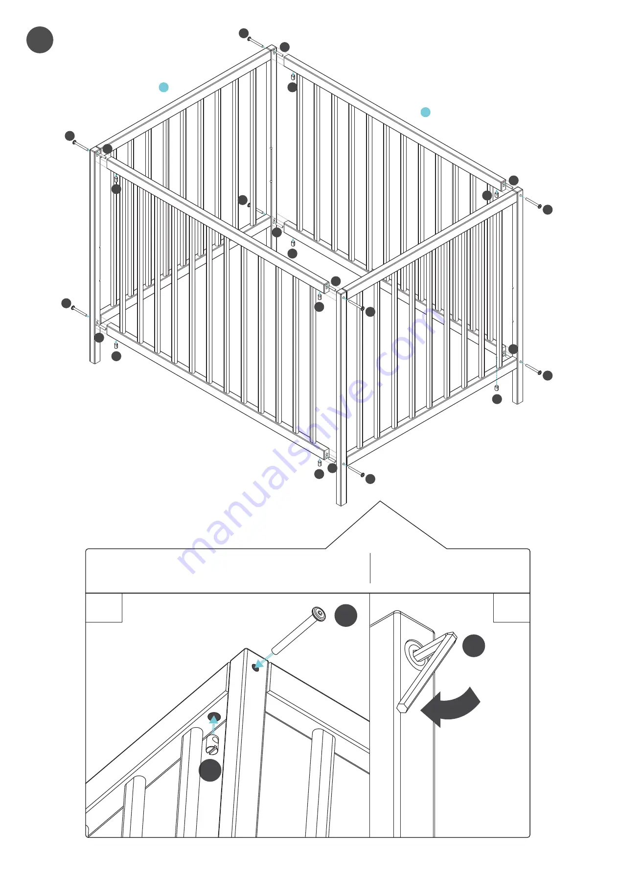 VERTBAUDET Flexipark 70335-0031-6349 Manual Download Page 3