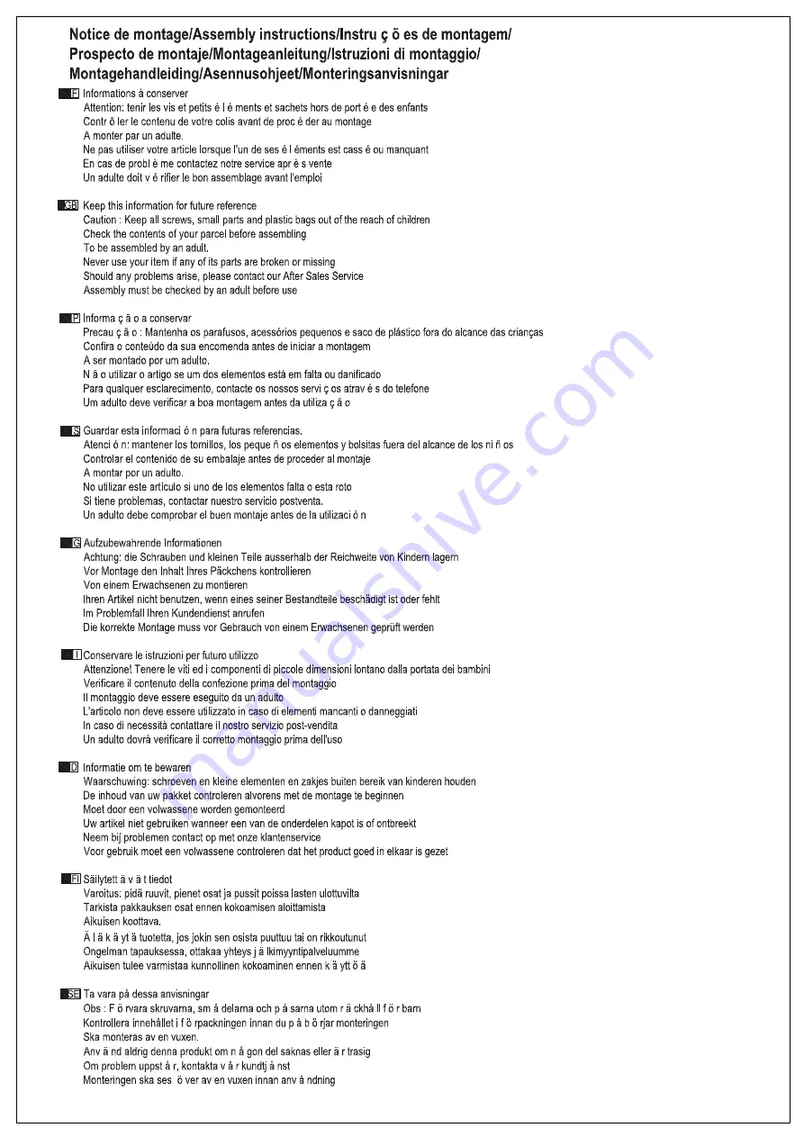 VERTBAUDET Noe Assembly Instructions Manual Download Page 2