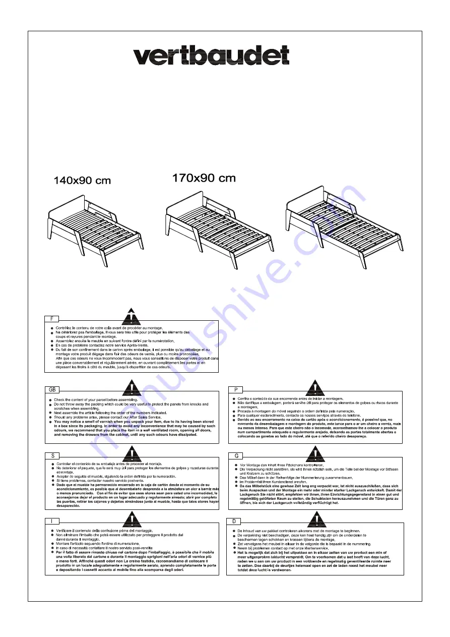 VERTBAUDET Retro 70501-1547 Assembly Instructions Manual Download Page 1