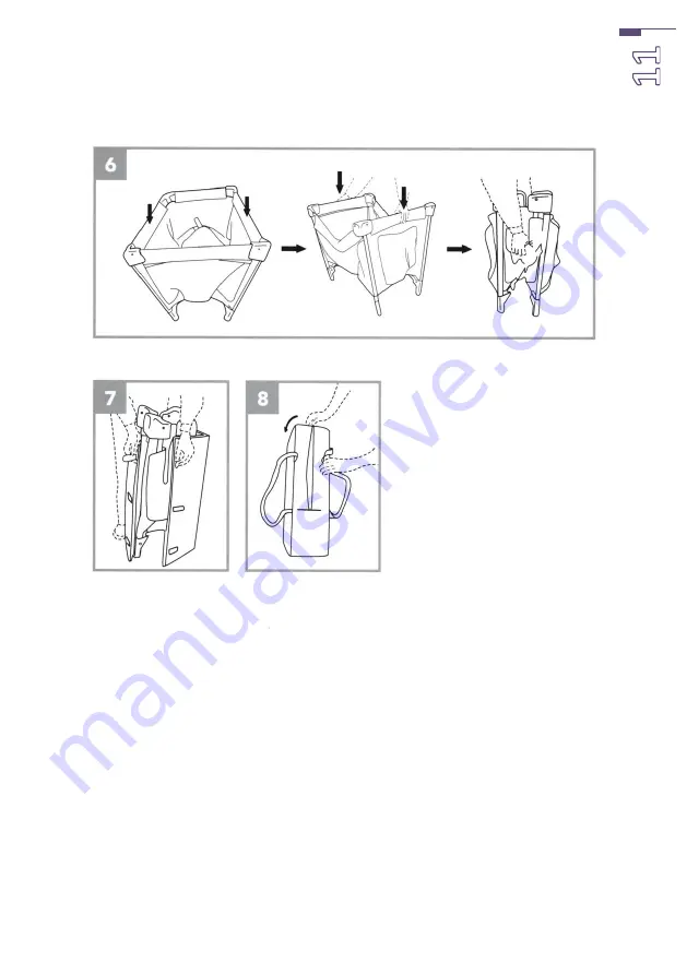 VERTBAUDET TRAVEL'BED 70328-0098 Скачать руководство пользователя страница 11