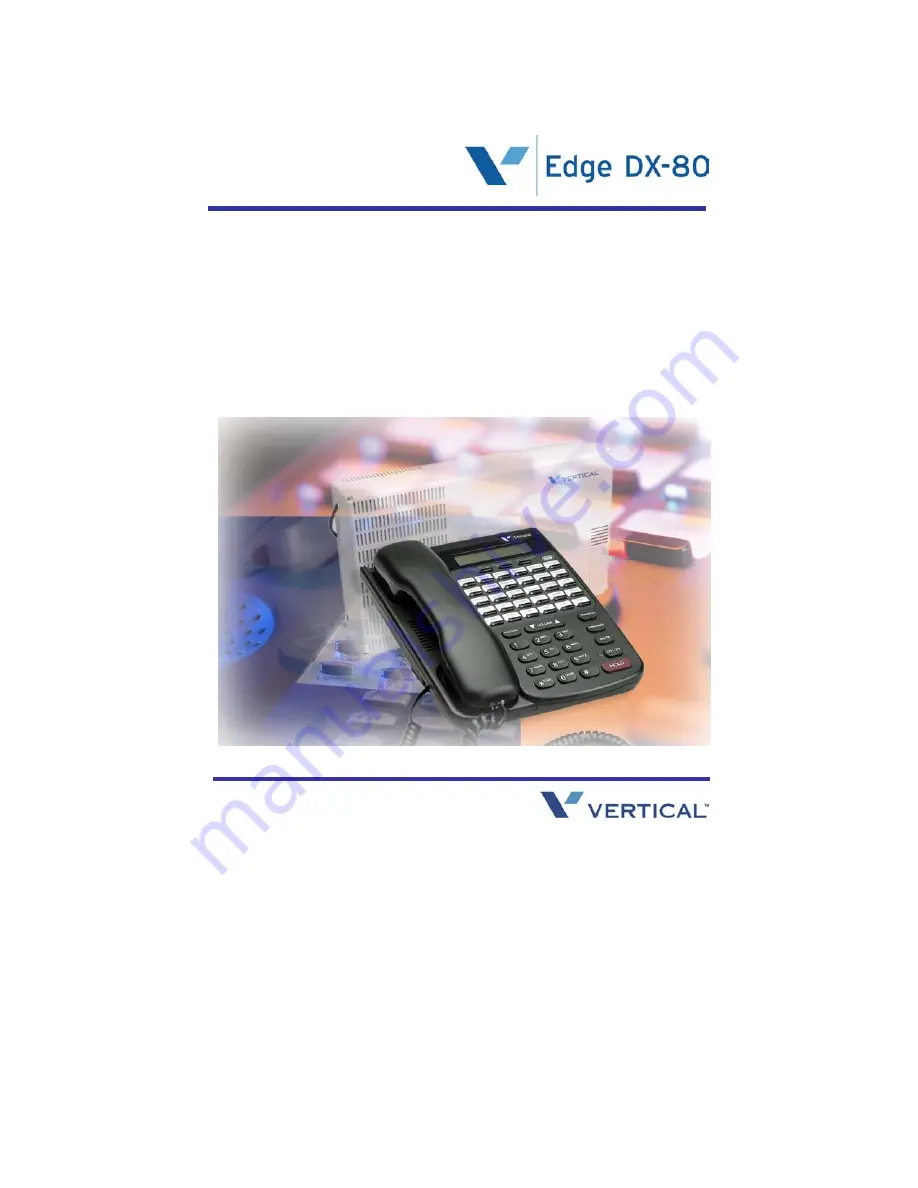 Vertical Edge DX-80 User Manual Download Page 1