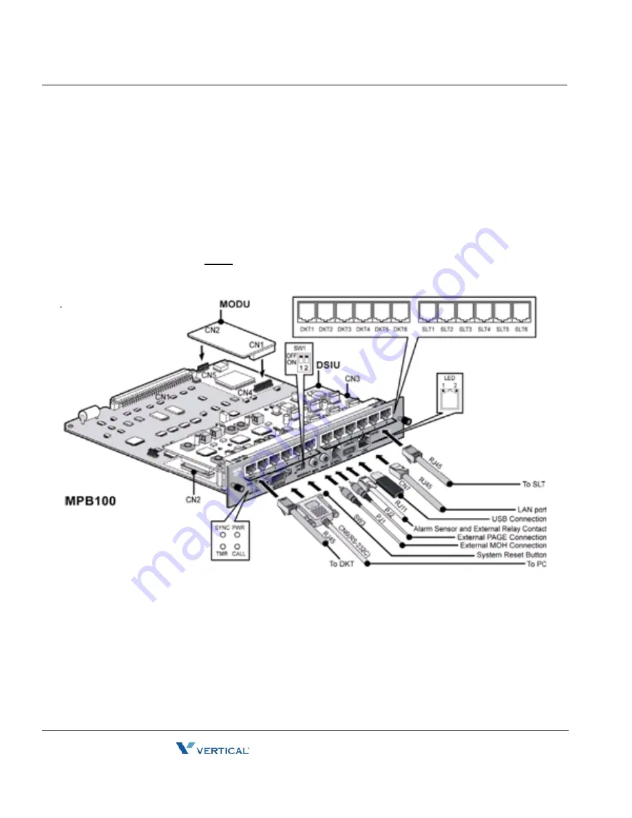 Vertical MXB IP Hardware Installation Manual Download Page 44