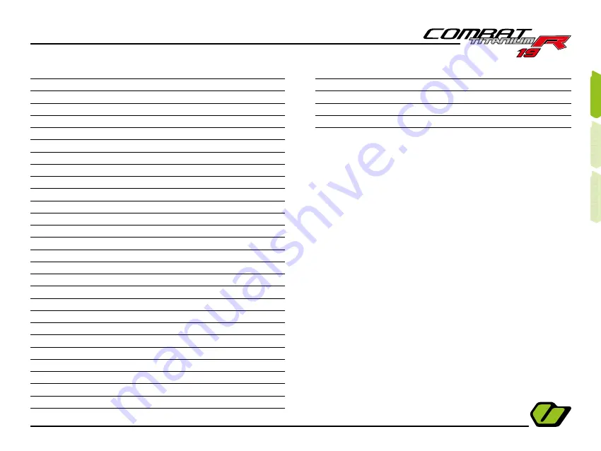 Vertigo Motors COMBAT TITANIUM R 2019 Owner'S Manual Download Page 5