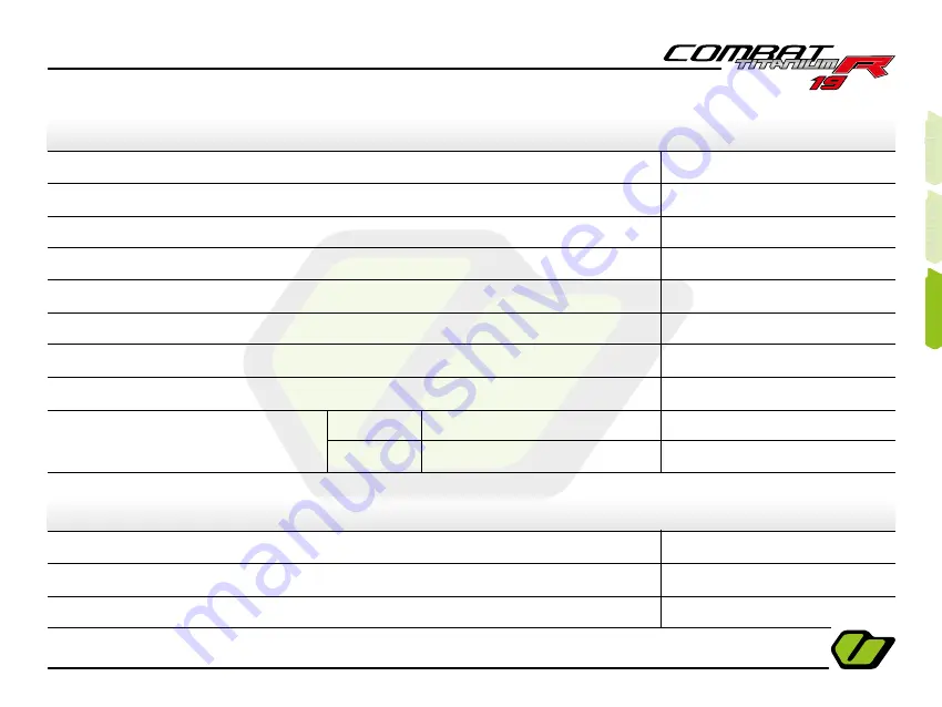 Vertigo Motors COMBAT TITANIUM R 2019 Owner'S Manual Download Page 109