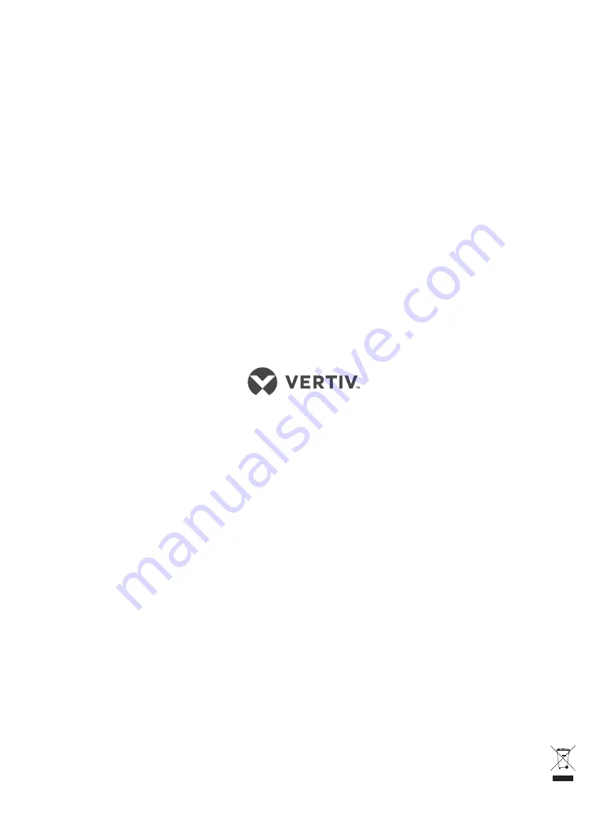 Vertiv GXT5-8000/10KHVRT5UXLN Quick Installation Manual Download Page 12