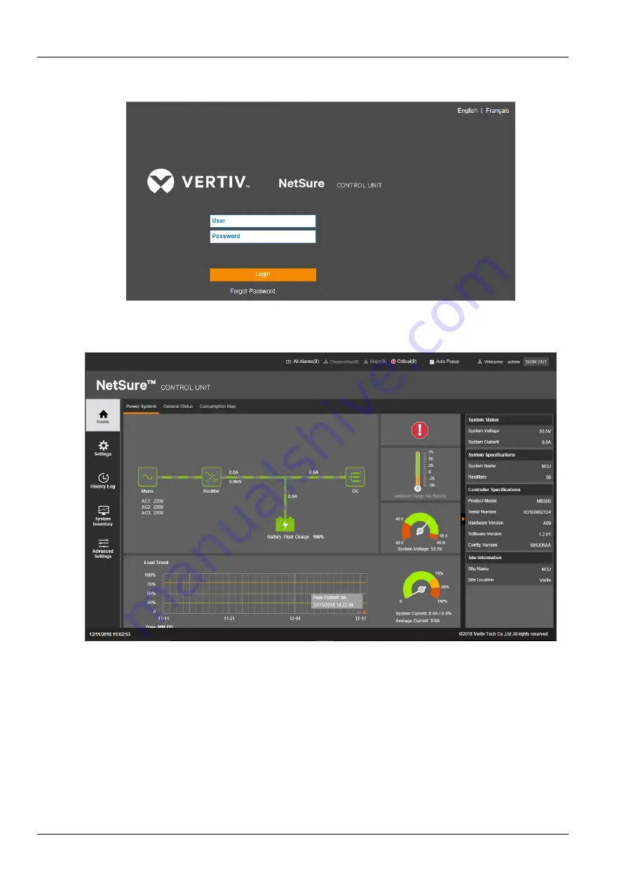 Vertiv NetSure 801 CA7 User Manual Download Page 72