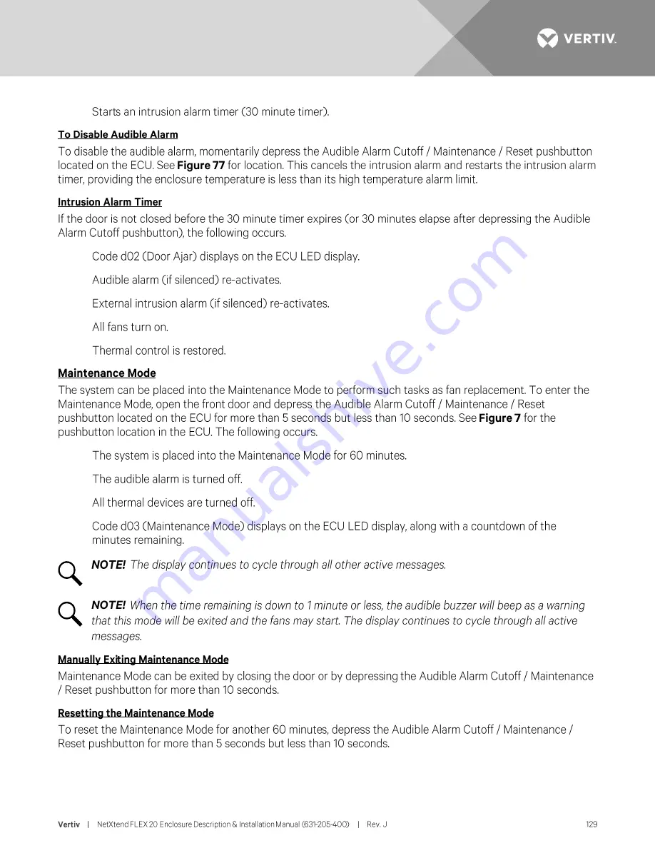 Vertiv NetXtend Flex 20 Description And Installation Manual Download Page 129