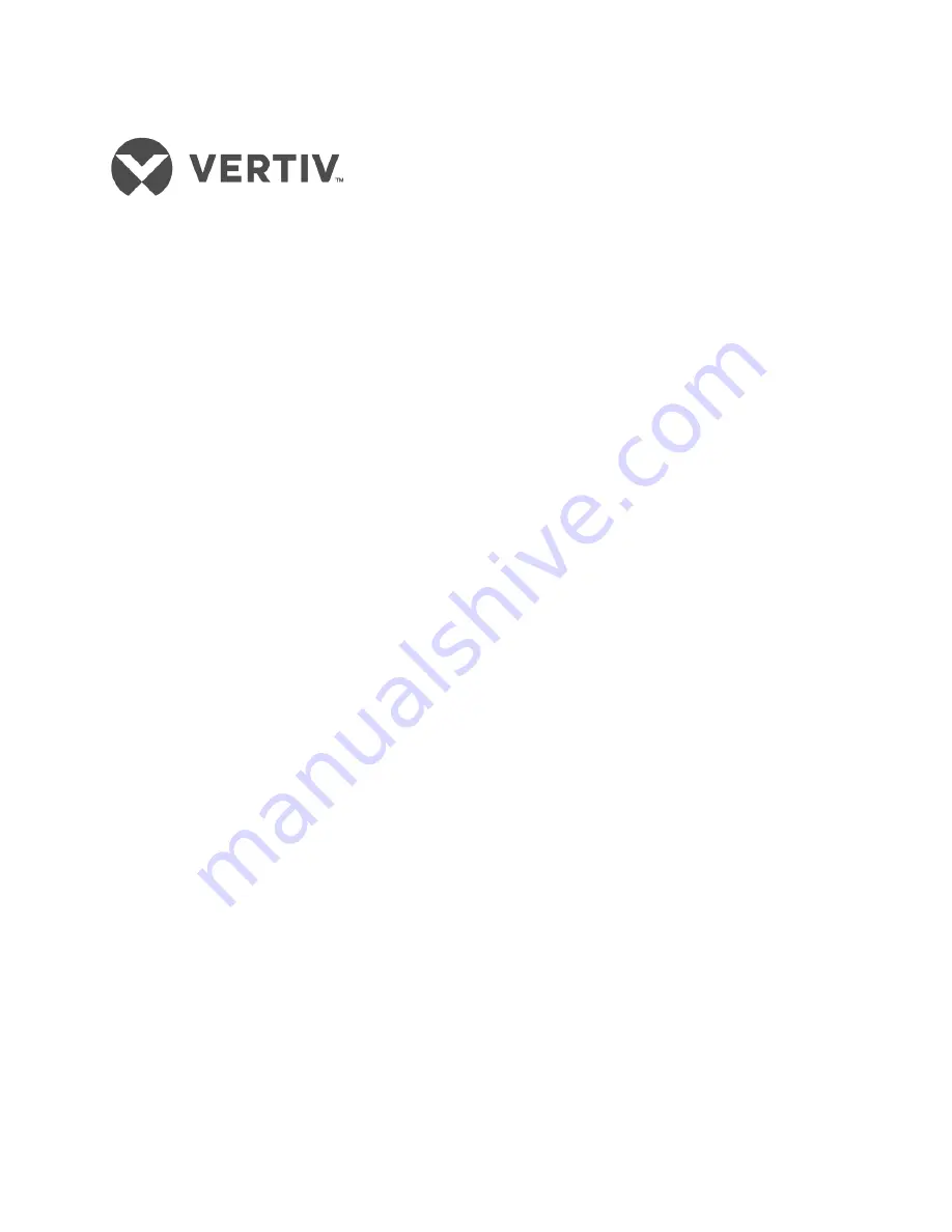 Vertiv VP4551V Manual Download Page 1