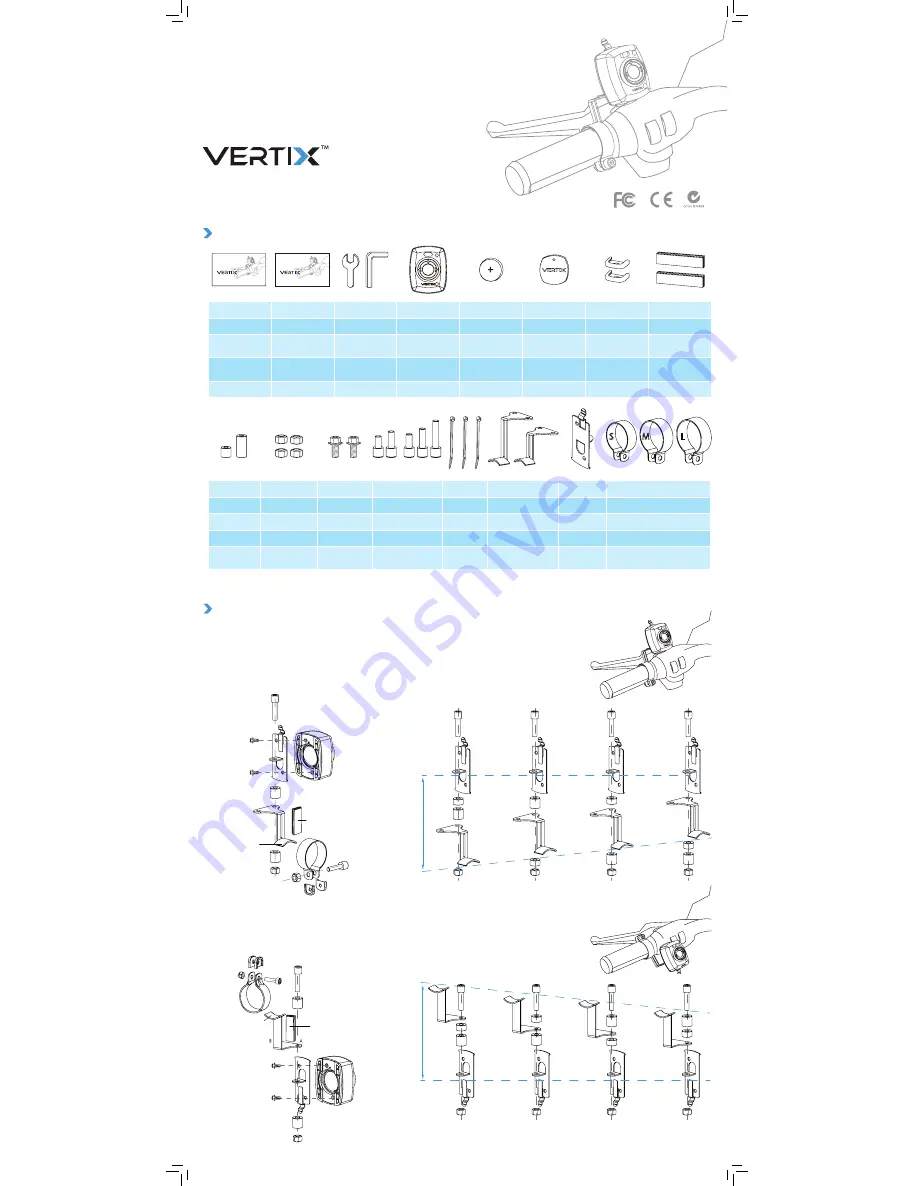 Vertix Raptor RTR-RC-01 Mounting Manual Download Page 1