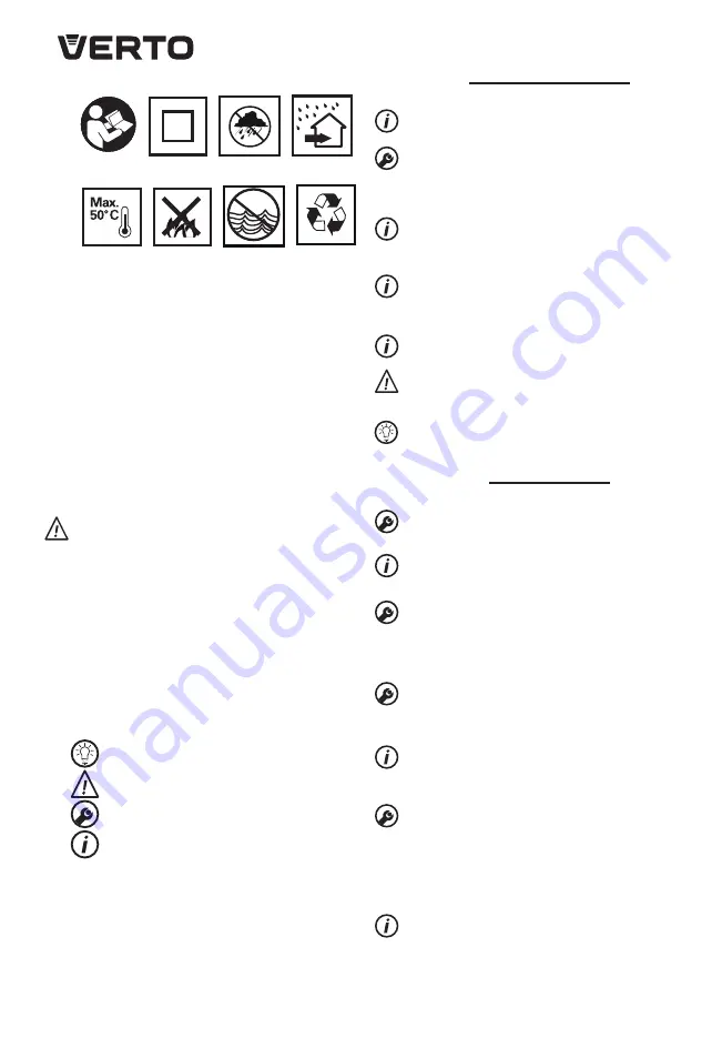 VERTO 50G139 Скачать руководство пользователя страница 10