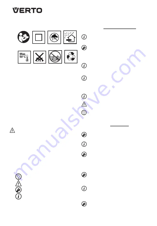 VERTO 50G139 Скачать руководство пользователя страница 26