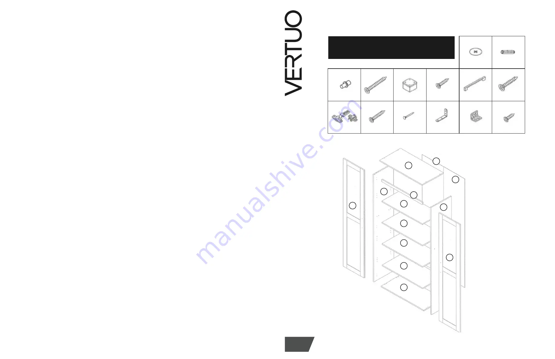 VERTUO 1012486 Assembly Manual Download Page 1