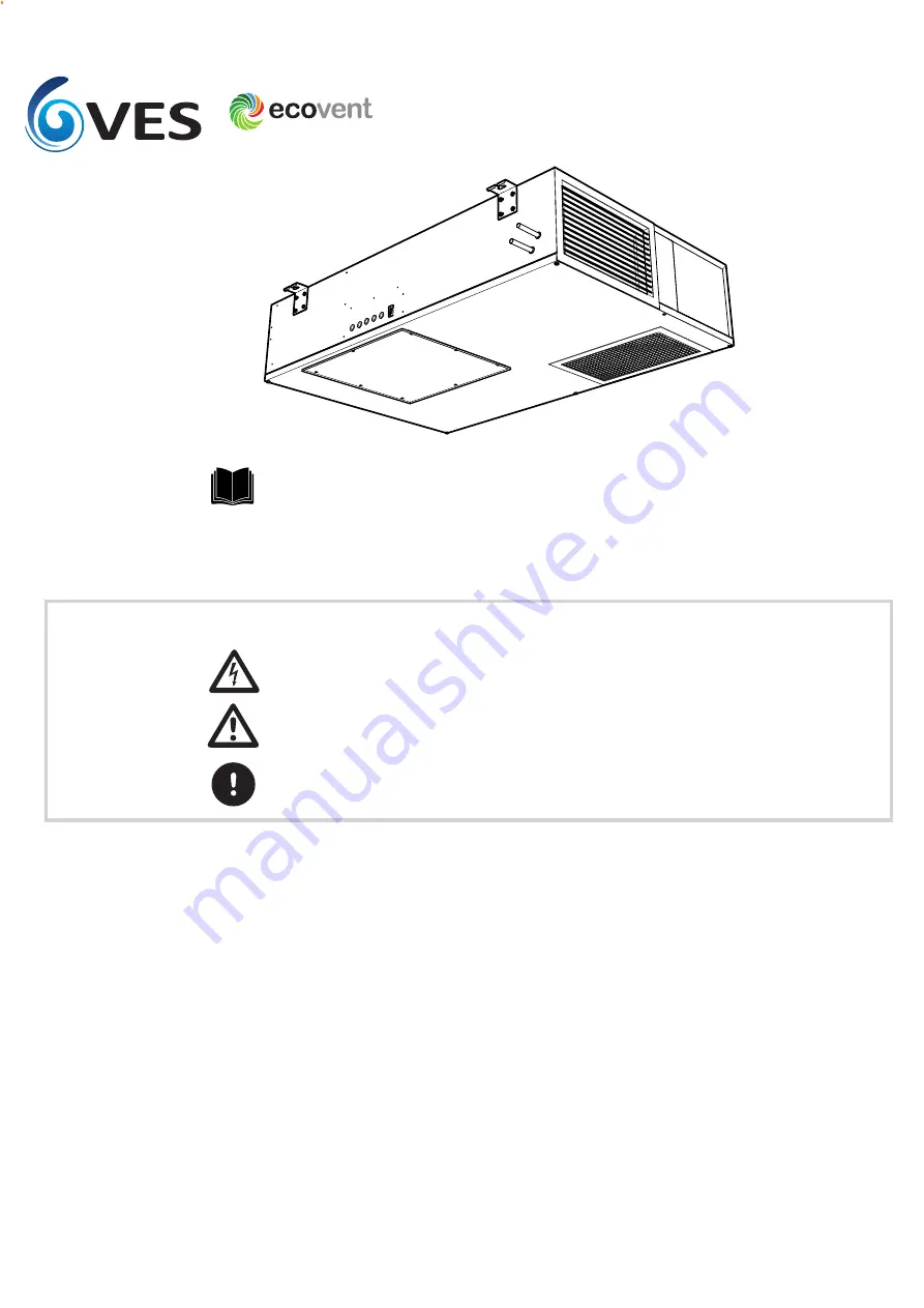 VES ecovent EVH Скачать руководство пользователя страница 1